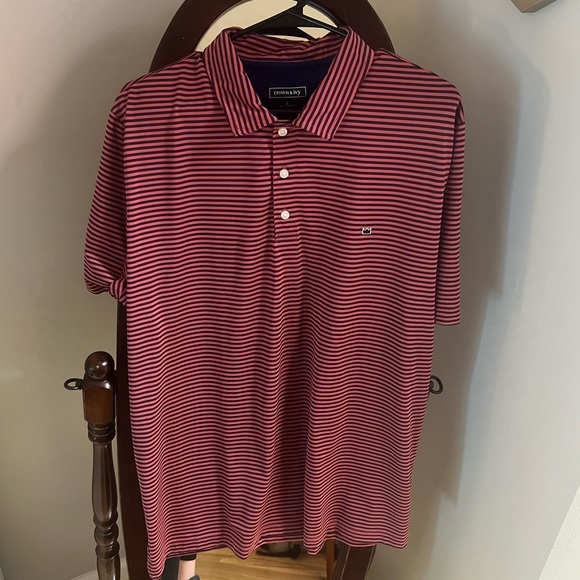 crown & ivy Other - Crown and ivy stripe polo shirt